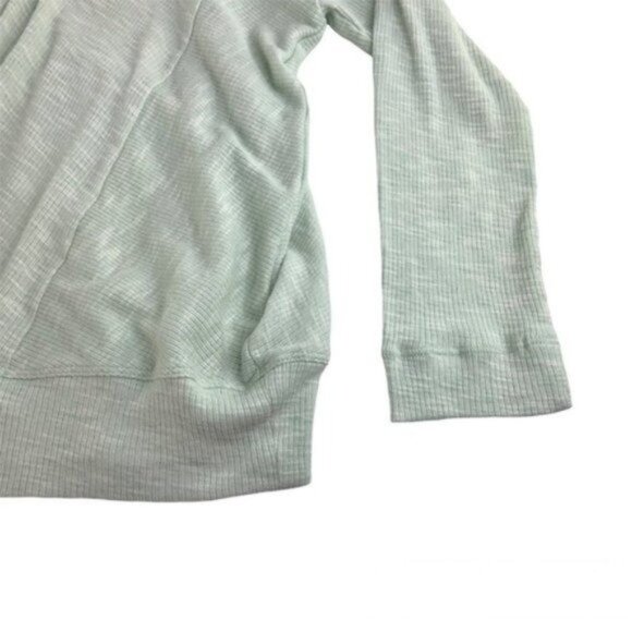 Anthropologie Lime Green Lightweight Long Sleeve Top - Picture 5 of 7